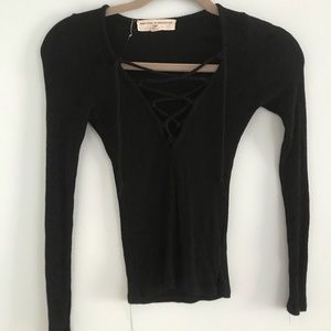 Urban Outfitters cross crop top